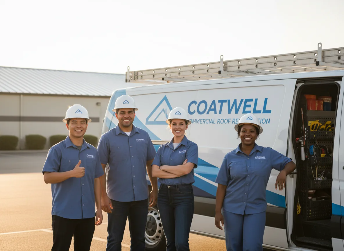 Commercial roof coating company in Lester, WV