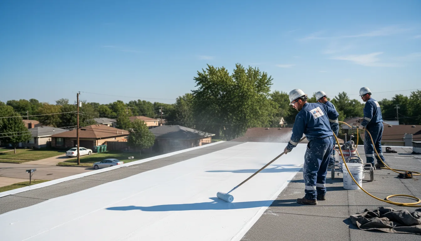 Commercial roof coating in Lester, WV near me